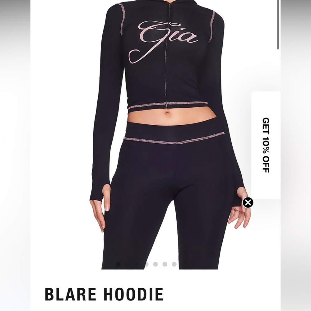 I.AM.GIA Black Blare Hoodie